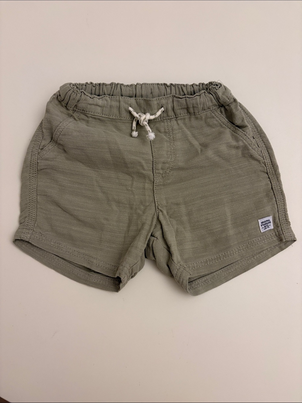 H&M Olive Green Athletic Drawstring Men's Shorts